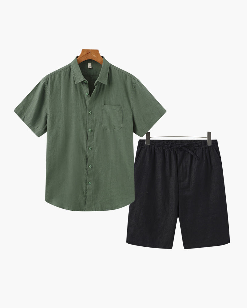 Valenti House Linen Combo (Shorts)