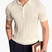 Cannes Ribbed Cotton Polo