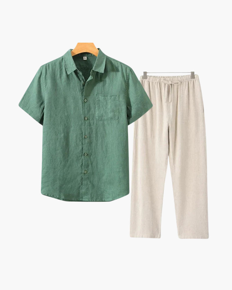 Valenti House Linen Combo (Shortsleeve)
