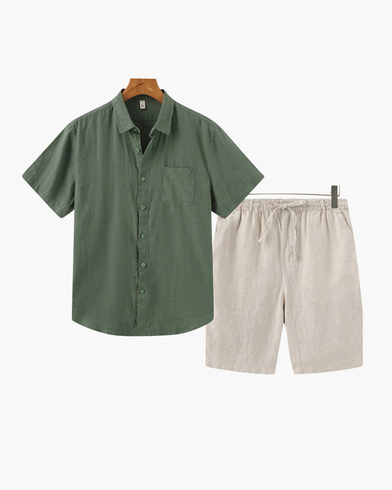 Valenti House Linen Combo (Shorts)