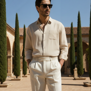 Cape Town - 100% Linen Shirt
